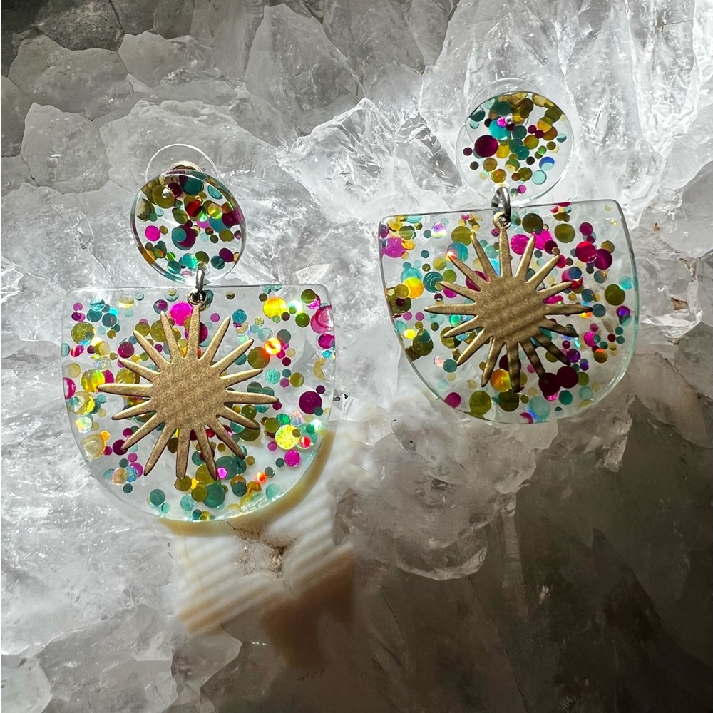 Whiskey & Bone Spice Girls Acrylic Earrings